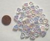 50 10mm Crystal AB Leaf